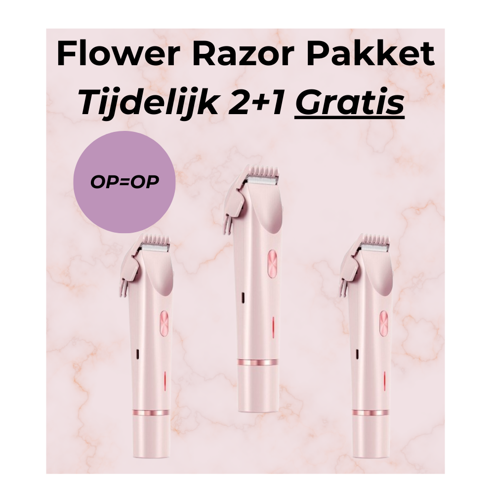 Flower Razor - soft smooth